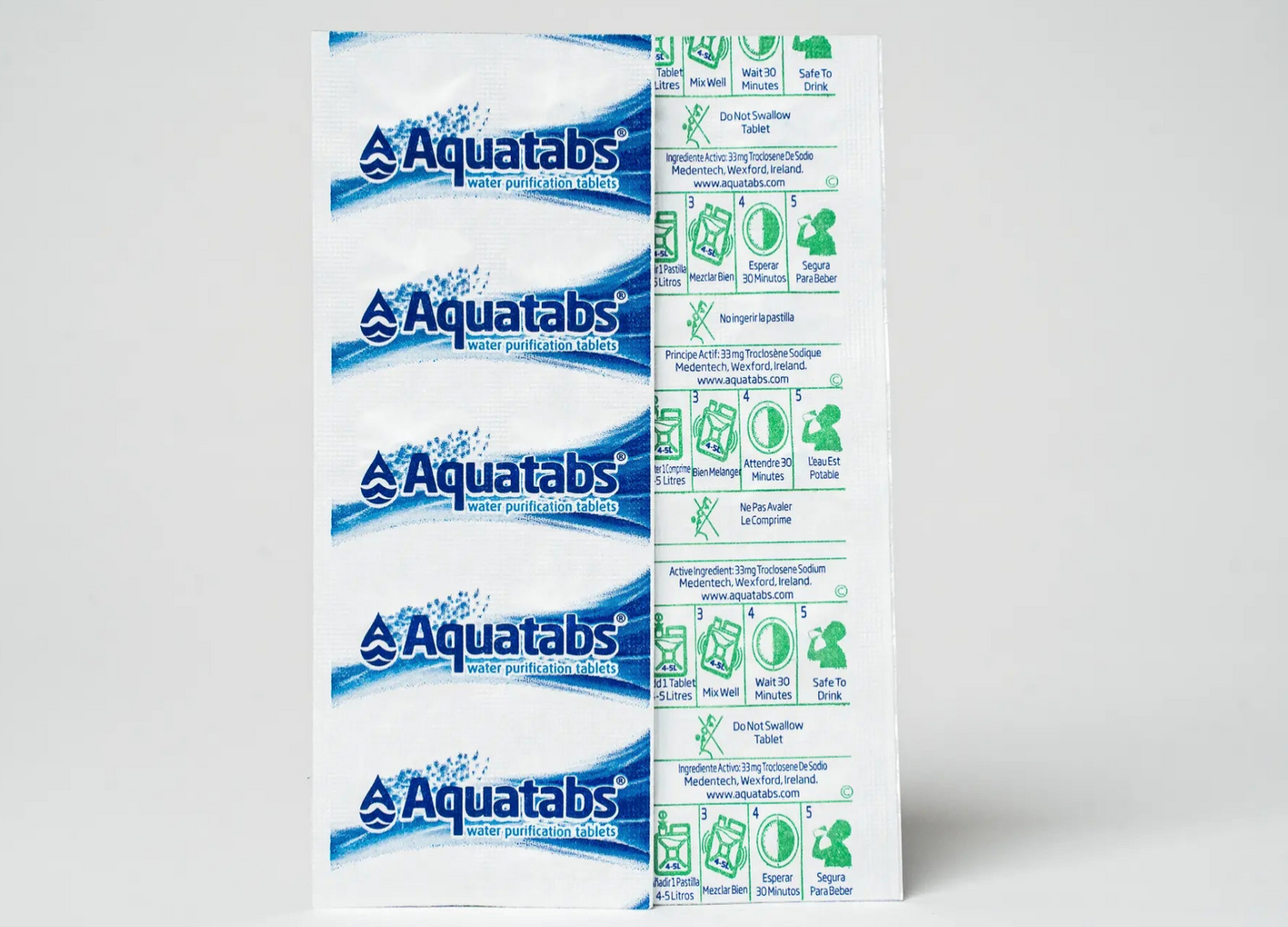 Waterzuiveringstabletten - 100 stuks